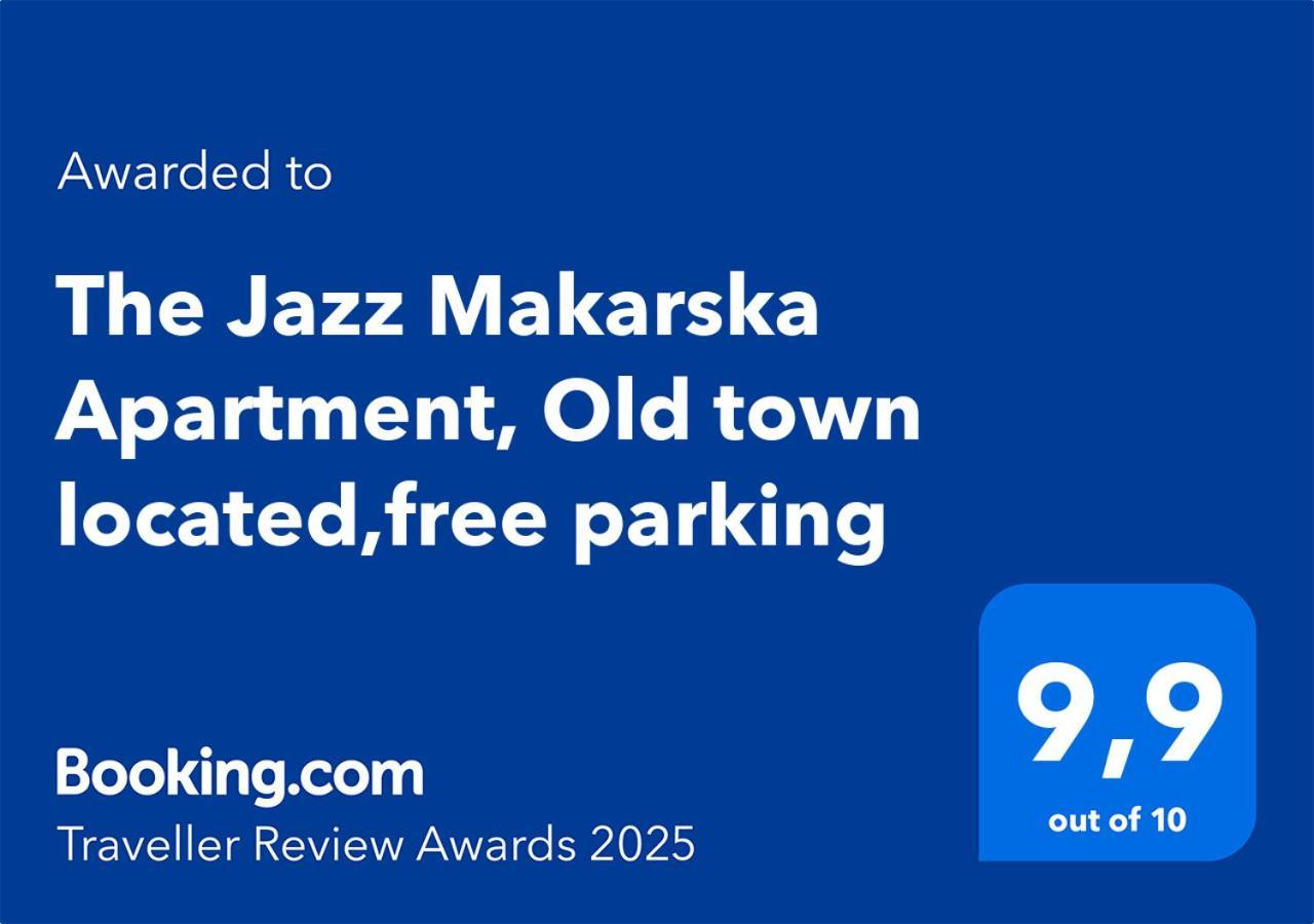 The Jazz Makarska Apartment, Old Town Located,Free Parking Kültér fotó